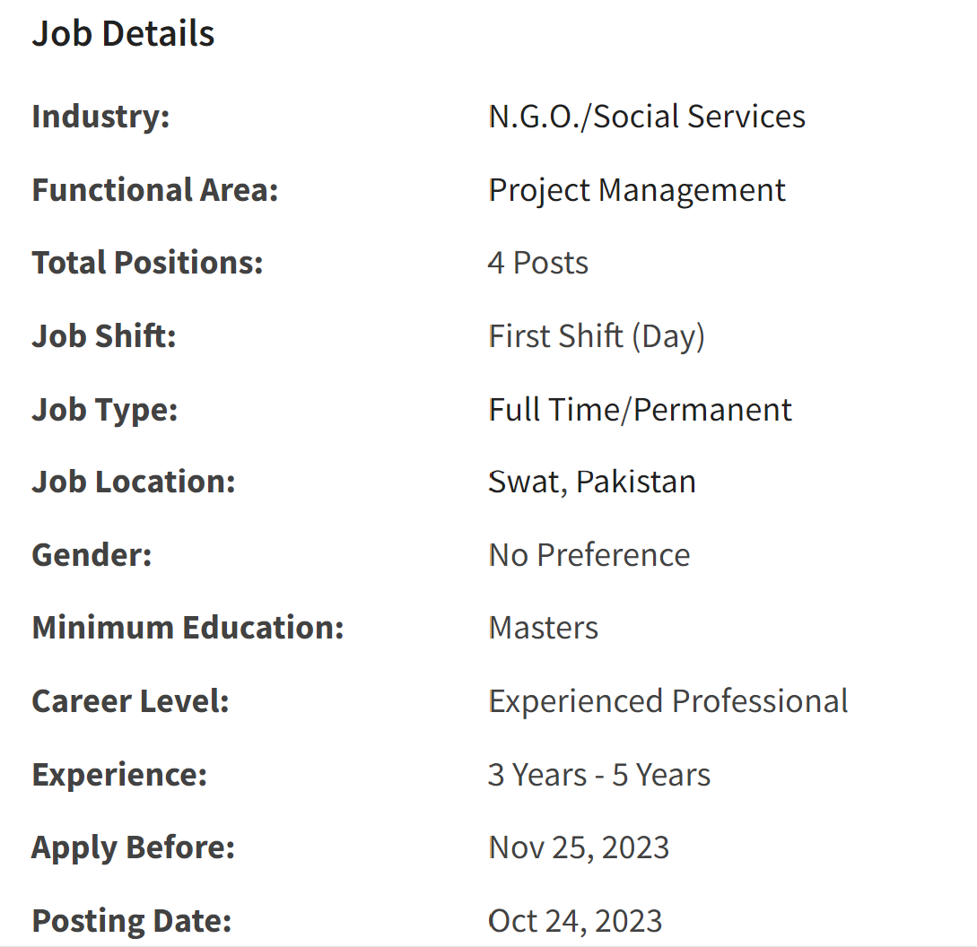 INGO need Social Organizer Jobs 2023