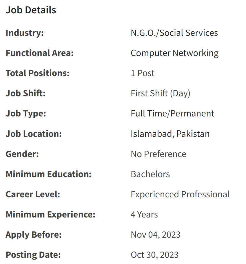 INGO Secours Islamique France-SIF Jobs 2023