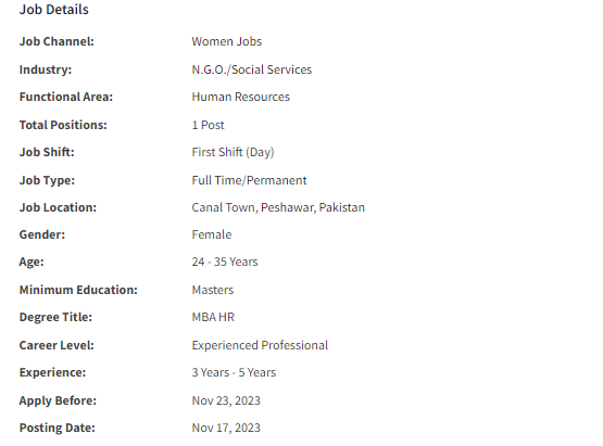 Khwendo Kor-KK NGO Jobs 2023