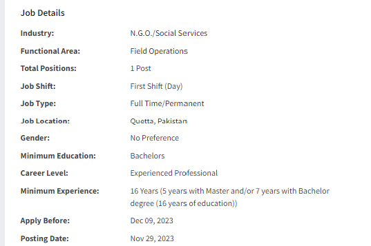 Islamic Relief International need Senior Humanitarian Reporting Officer Jobs 2023