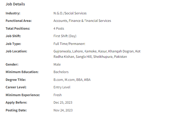 Dawat e Islami International Trust need Internal Auditor Jobs 2023