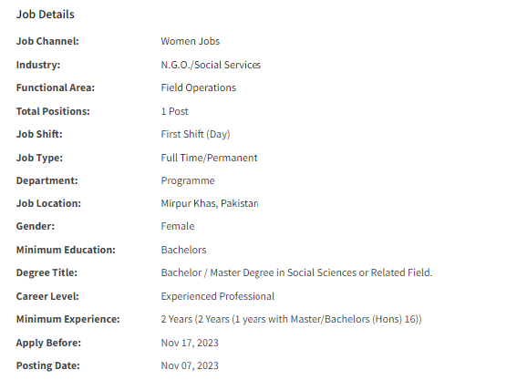 Islamic Relief INGO need Assistant Advocacy & Engagement Officer Jobs 2023