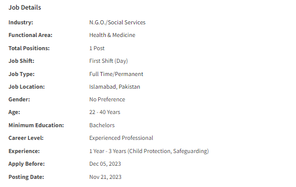 Penny Appeal International need Psychologist Jobs 2023