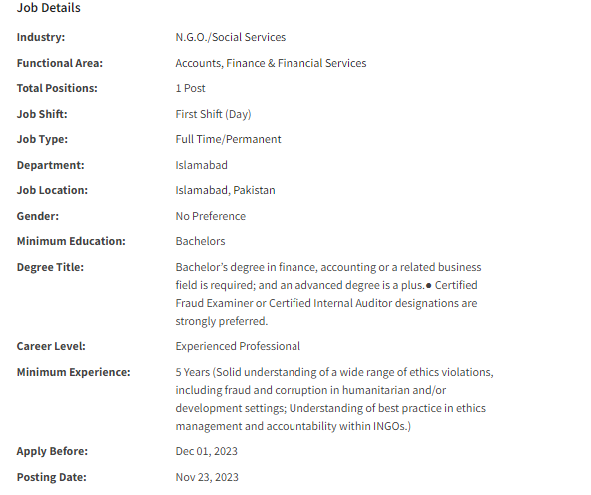 Mercy Corps International INGO Jobs 2023
