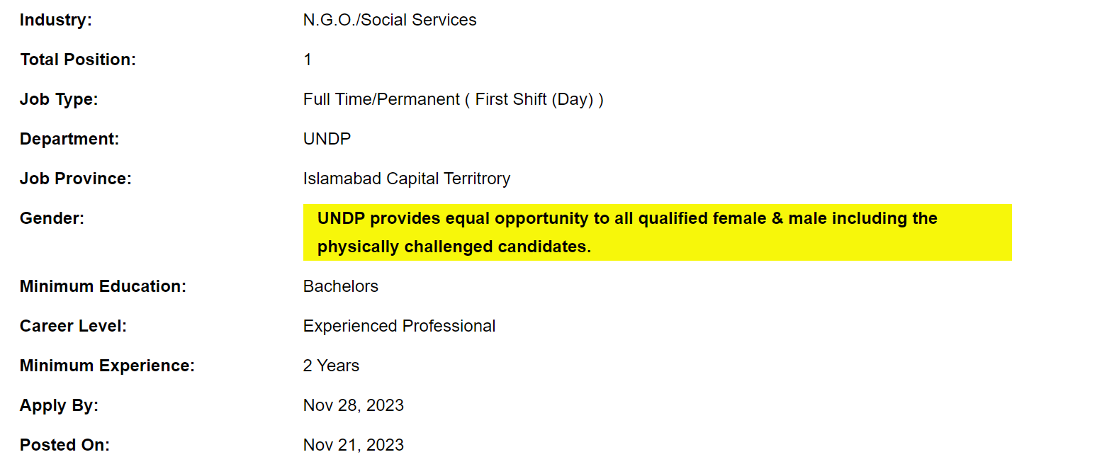 UNDP need Digitization/IT Analyst  Jobs 2023