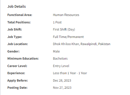 Senior HR Officer need by Society for Relief and Development NGO Jobs 2023
