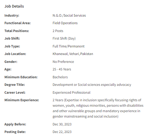Community Facilitator need by NGO SPO for multiple cities Jobs 2023