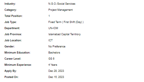 UN-IOM need Senior Communications Assistant Jobs 2023