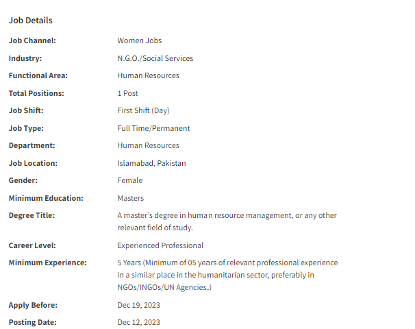 Cesvi International INGO need HR Coordinator Jobs 2023