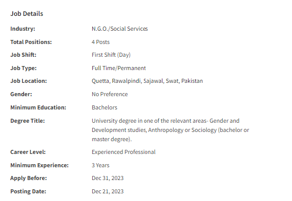 Islamic Relief International need Child Protection Officer for multiple cities Jobs 2023