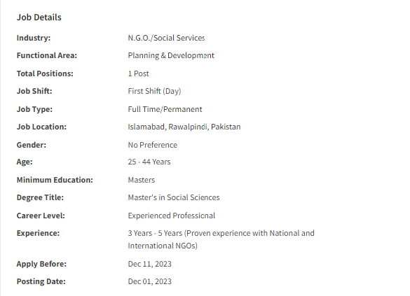 Programme Development, Research and Reporting Officer need by INGO for multiple cities Jobs 2023