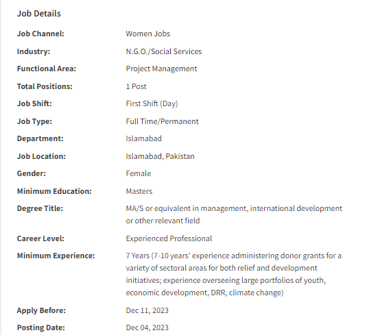 Mercy Corps International INGO need Director of Programs Jobs 2023