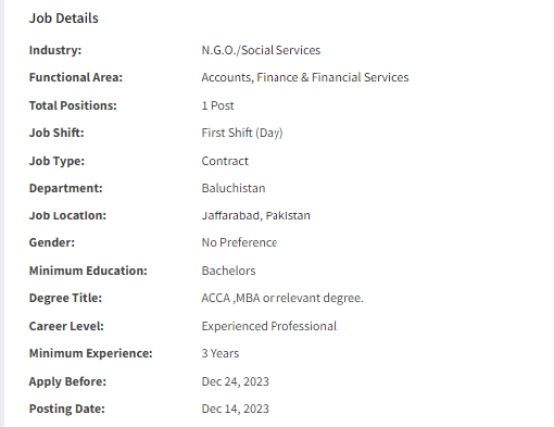 ACTED International need Area Compliance (Audit) Officer Jobs 2023