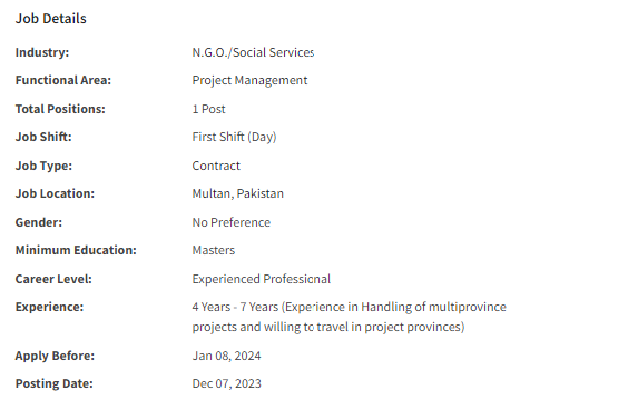 Project Coordinator need by INGO Deutsche Welthungerhilfe Jobs 2023