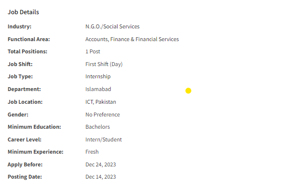 ACTED International need Compliance (Audit) Intern Jobs 2023