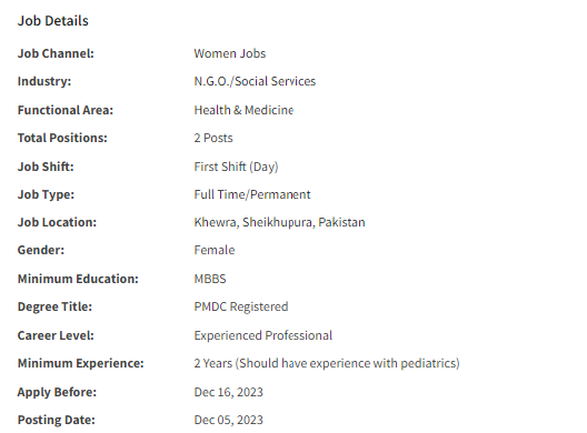 Doctor need by INGO Marie Adelaide Leprosy Centre Jobs 2023