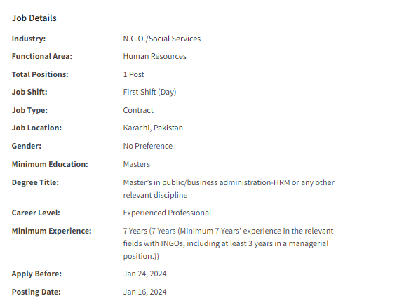 Qatar Charity INGO need HR Coordinator 2024