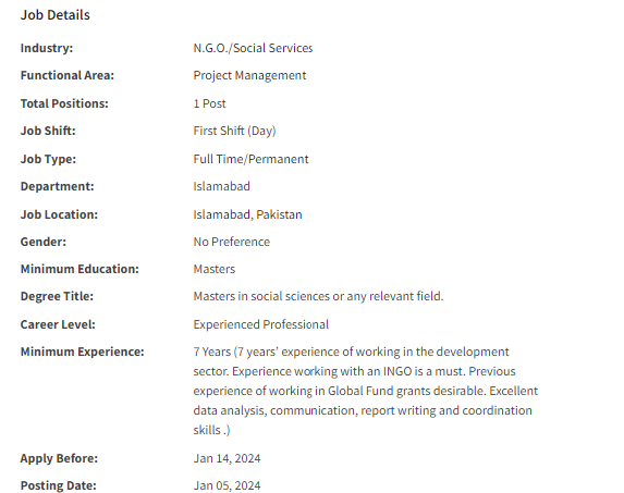 Mercy Corps International INGO need Advisor Reporting and Coordination Jobs 2024
