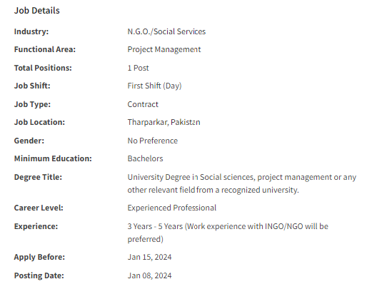 SIF France International INGO need Food Security / Livelihood Officer Jobs 2024