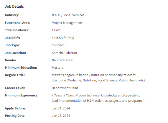 Qatar Charity INGO need Project Manager 2024