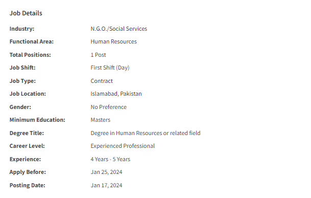 Associate Manager need by NGO Shifa Foundation Jobs 2024