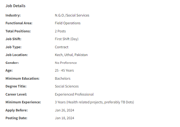 District Field Supervisor need by NGO SPO for multiple cities Jobs 2024