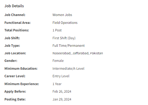Social Mobilizer need by NGO Resilience of Communities to Disasters Jobs 2024