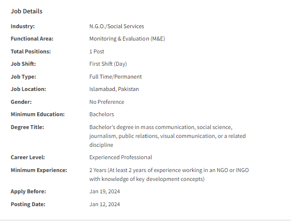 Mercy Corps INGO need Communication Officer Jobs 2024
