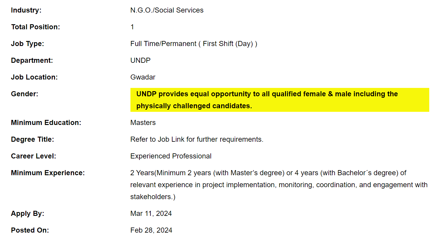 Project Officer Youth and Community Engagement need by UNDP Jobs 2024