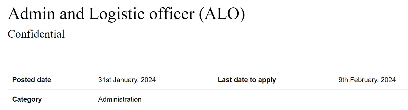 Admin and Logistic officer need by NGO Jobs 2024