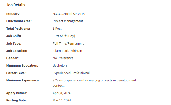 Project Officer need by INGO Fred Hollows Foundation Jobs 2024
