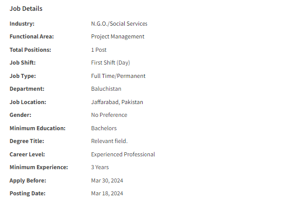 Livelihood Officer need by INGO ACTED International Jobs 2024