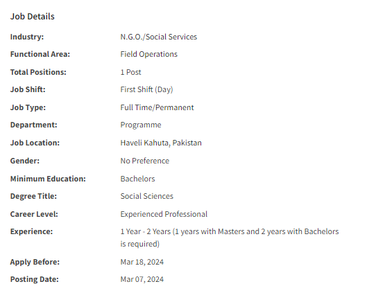 Assistant Graduation and Economic Empowerment Officer need by Islamic Relief International Jobs 2024
