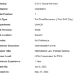 Senior Protection Assistant need by UNHCR Jobs 2024 Senior Protection Assistant need by UNHCR Jobs 2024