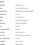 MEAL Officer need by NGO SABAWON Jobs 2025 MEAL Officer need by NGO SABAWON Jobs 2025