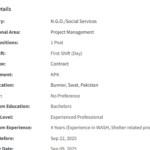 Project Officer need by INGO ACTED International Jobs 2025 Project Officer need by INGO ACTED International Jobs 2025