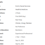 Dispenser need by NGO Shifa Foundation Jobs 2025 Dispenser need by NGO Shifa Foundation Jobs 2025